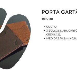 Ref 130 Couro 100% Legítimo
