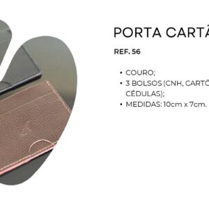 Ref 56 Couro 100% Legítimo