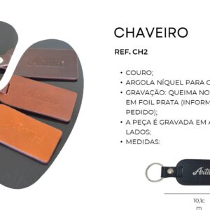 Ref CH2 Couro 100%  Legítimo
