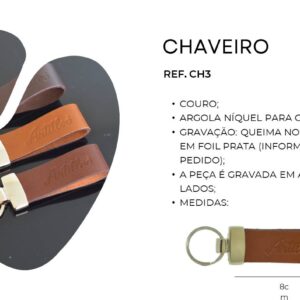 Ref CH3 Couro 100% Legítimo