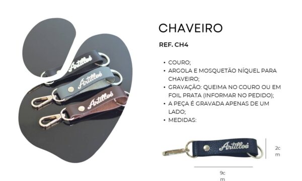 Ref CH4 Couro 100% Legítimo