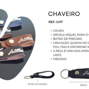 Ref CH7 Couro 100% Legítimo