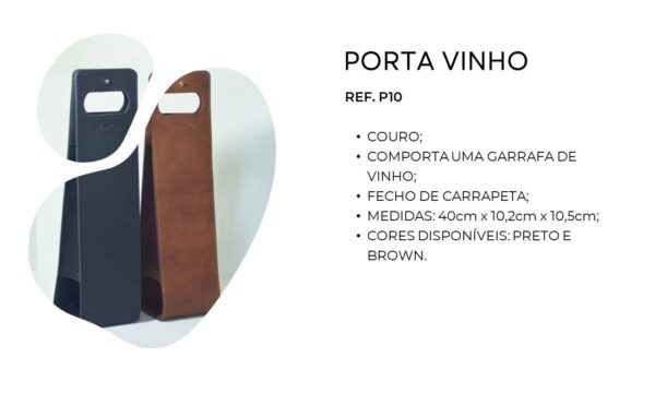 Ref P10 Couro 100% Legítimo